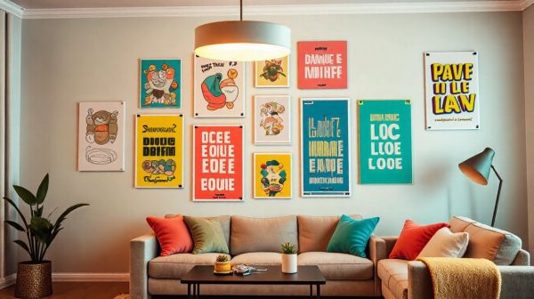 10 affiches colorées pour transformer votre espace intérieur